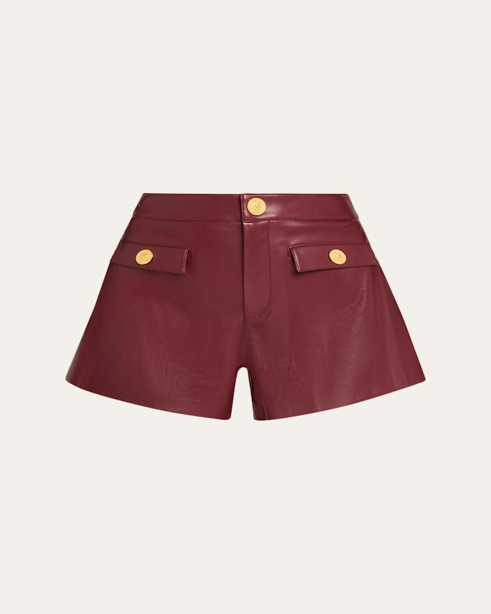 Dionne Faux Leather Shorts